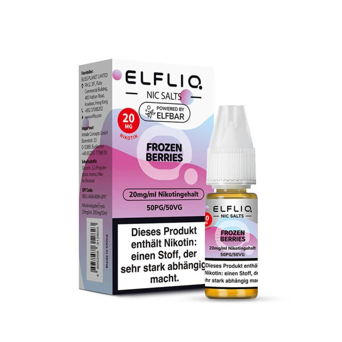 Elf Bar Elfliq 10ml - Frozen Berries- 20mg Nikotin - Nikotinsalz