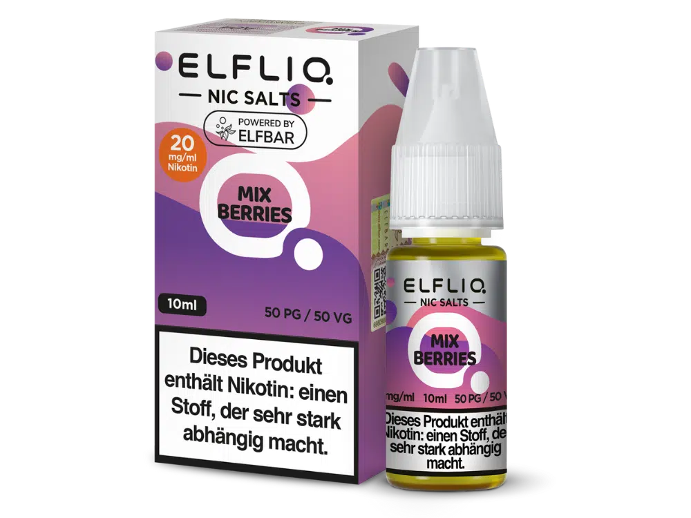 Elf Bar Elfliq 10ml - Mixed Berries - 20mg Nikotin - Nikotinsalz