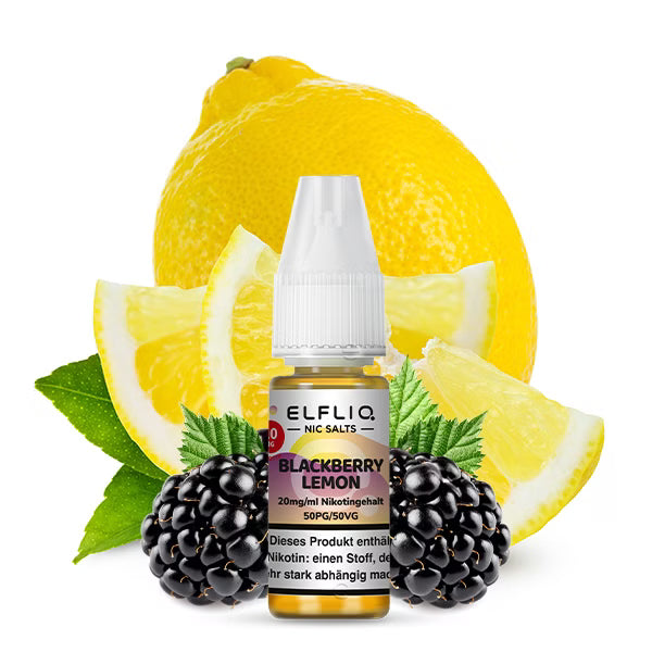 Elf Bar Elfliq 10ml - Blackberry Lemon  - 20mg Nikotin - Nikotinsalz