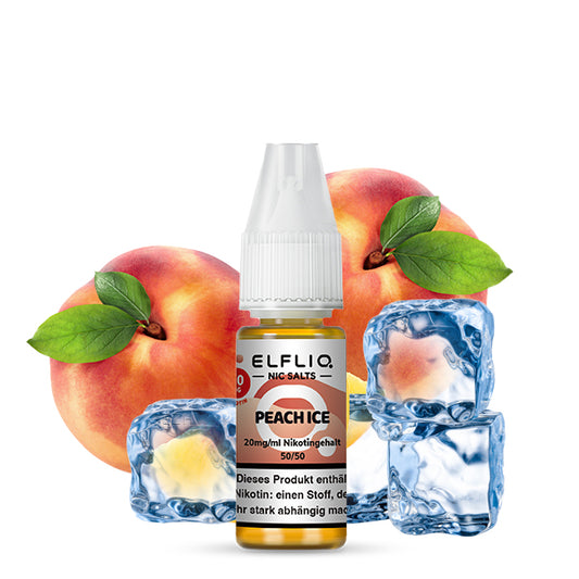 Elf Bar Elfliq 10ml - Peach Ice - 20mg Nikotin - Nikotinsalz